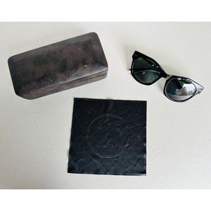 Spy Optic X Mulholland Sunglasses Geometric Round Black White Sz 52×20-140 L5EV